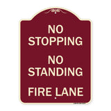 No Stopping No Standing Fire Lane