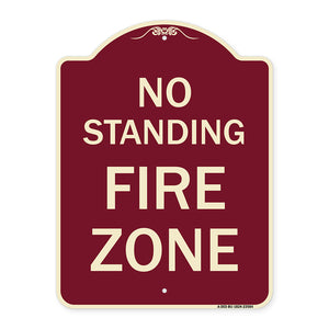 No Standing Fire Zone