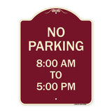No Parking 8-00 Am to 5-00 Pm