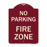 No Parking Fire Zone