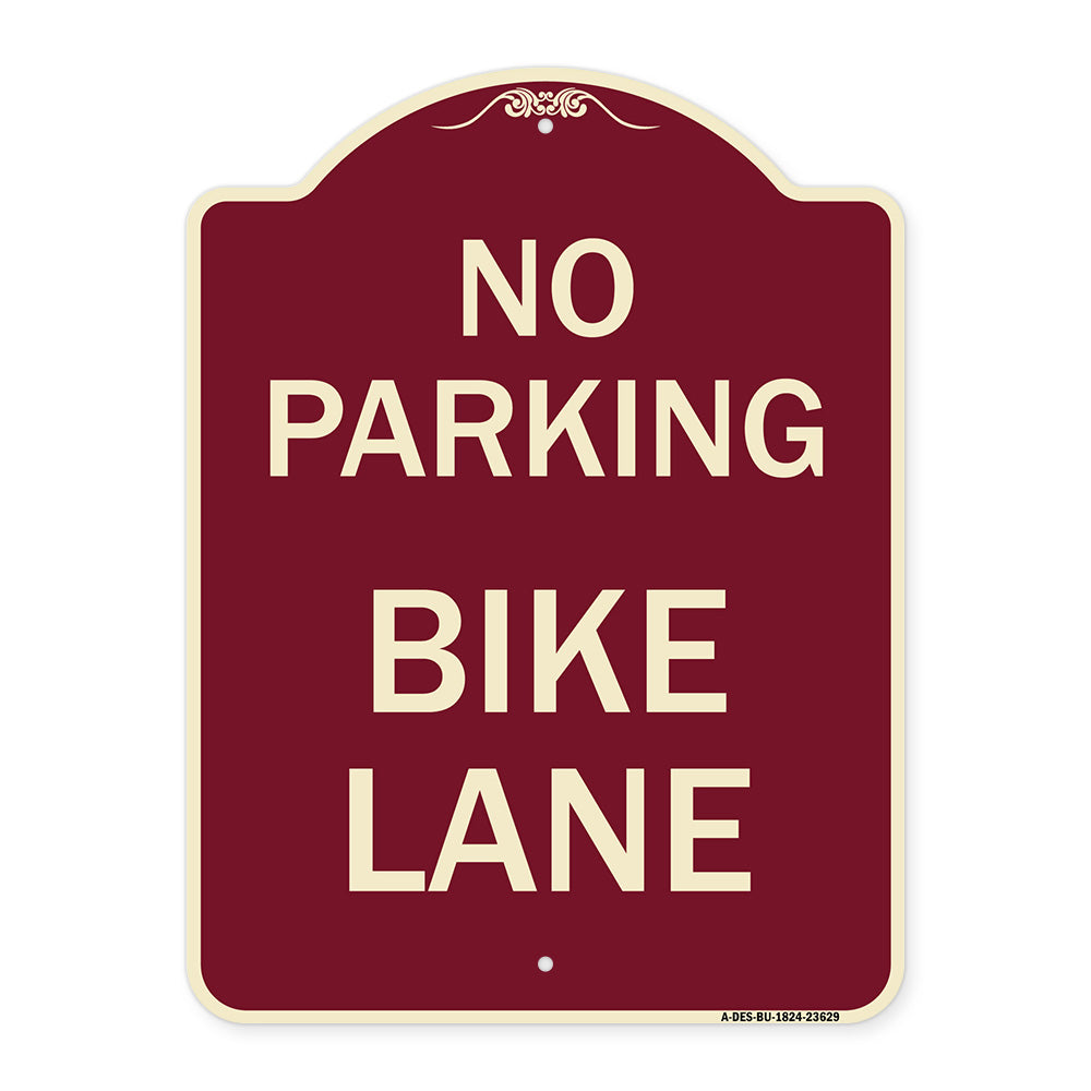 No Parking Bike Lane