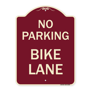 No Parking Bike Lane