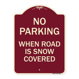 No Parking When Road Is Snow Covered