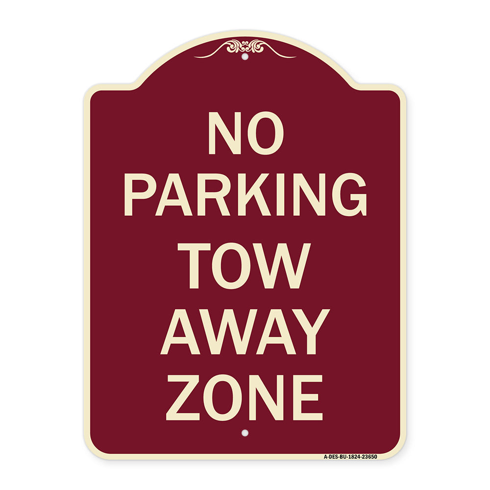 No Parking Tow Away Zone