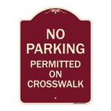 No Parking Permitted on Crosswalk