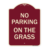 No Parking on the Grass