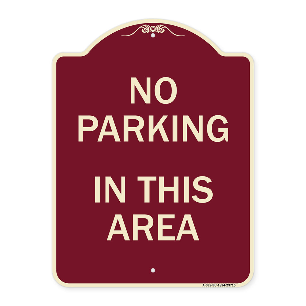 No Parking in This Area