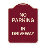No Parking in Driveway