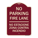 No Parking Fire Lane No Estacione Zona Contra Incendio