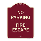 No Parking Fire Escape