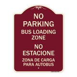 No Parking Bus Loading Zone No Entacionamiento Bus De Carga Zona