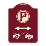 No Parking - Tow Away Zone (With Graphic)