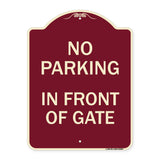 No Parking - in Front of Gate