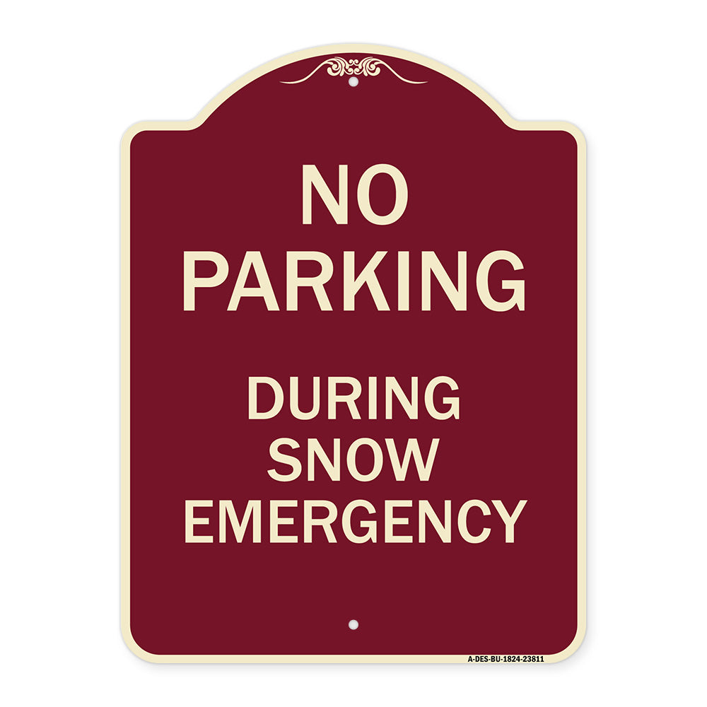 No Parking - During Snow Emergency