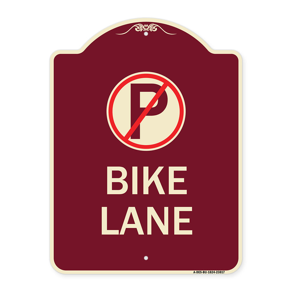 No Parking (Symbol) Bike Lane