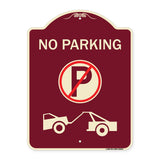 No Parking (No Parking Symbol and Tow Truck Symbol)