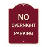 No Overnight Parking Sign
