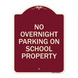 No Overnight Parking on School Property