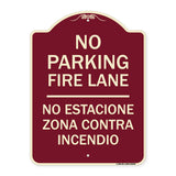 No Estacione Zona Contra Incendio