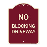 No Blocking Driveway