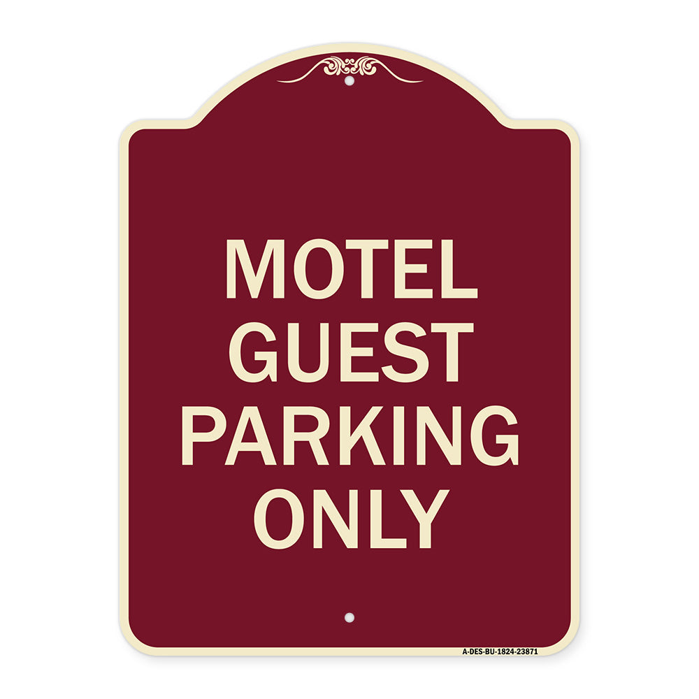 Motel Guest Parking Only