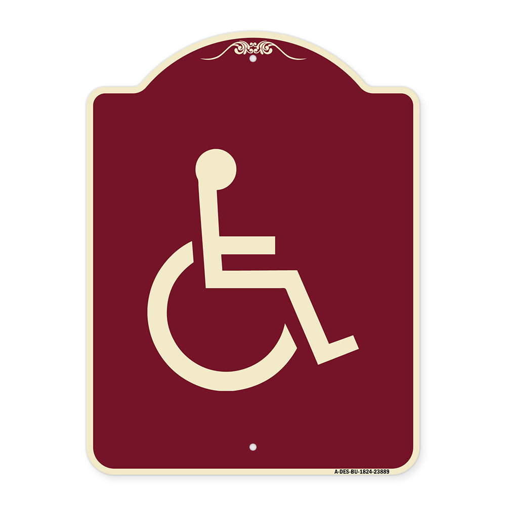 Large Handicapped Symbol
