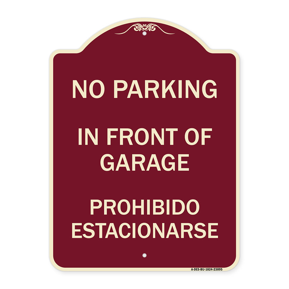 In Front of Garage Prohibido Estacionarse