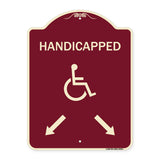 Handicapped Parking with Double Arrows