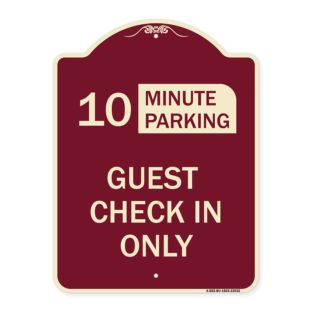 Guest Check in Only (Choose Your Limit) Minute Parking