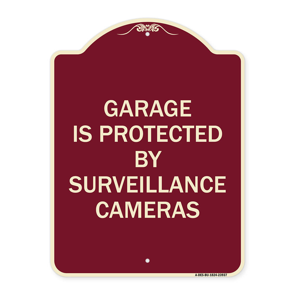 Garage Is Protected by Surveillance Cameras