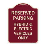 For Electrical Cars Reserved Parking - Hybrid & Electric Vehicles Only