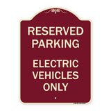 For Electrical Cars Reserved Parking - Electric Vehicles Only