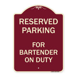For Bartender on Duty