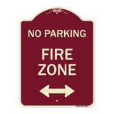 Fire Zone with Bidirectional Arrow