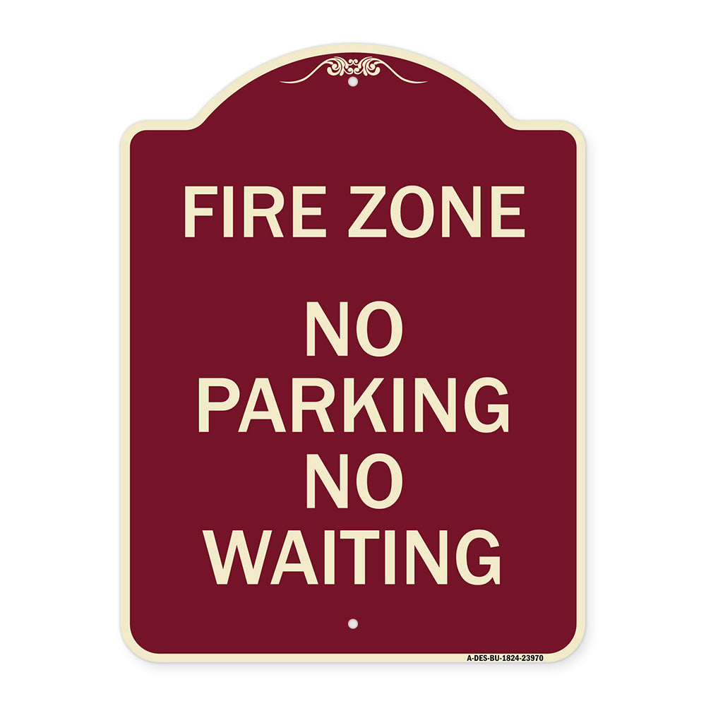 Fire Zone No Parking No Waiting