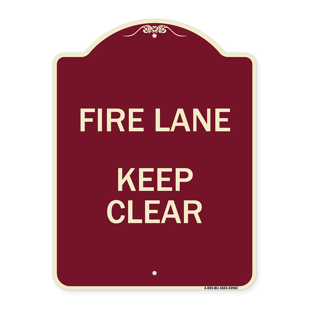 Fire Lane Keep Clear