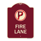Fire Lane (No Parking Symbol)