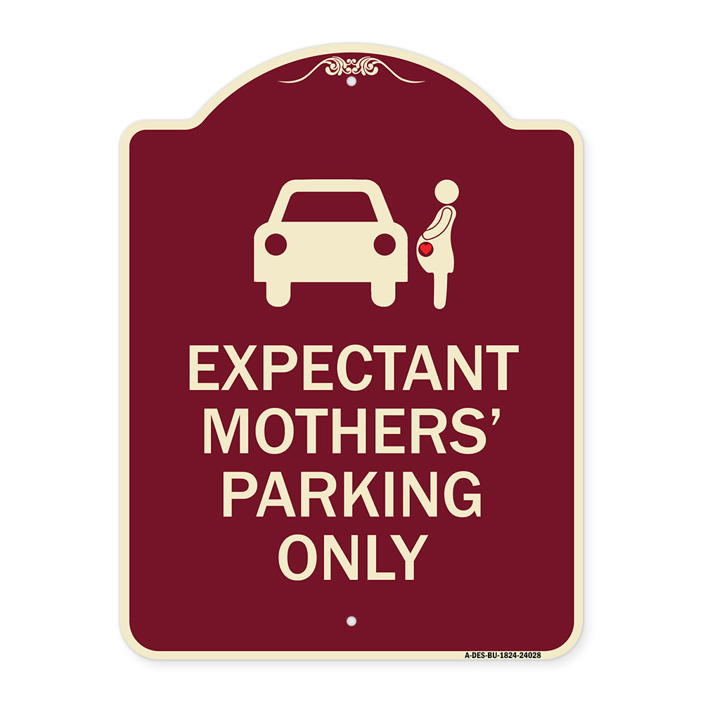 Expectant Mothers' Parking Only (With Graphic)