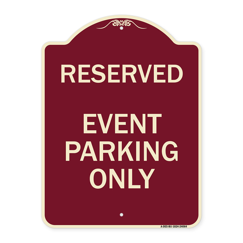 Event Parking Only