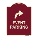 Event Parking Only (With Upper Right Arrow)