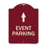Event Parking Only (With Up Arrow)