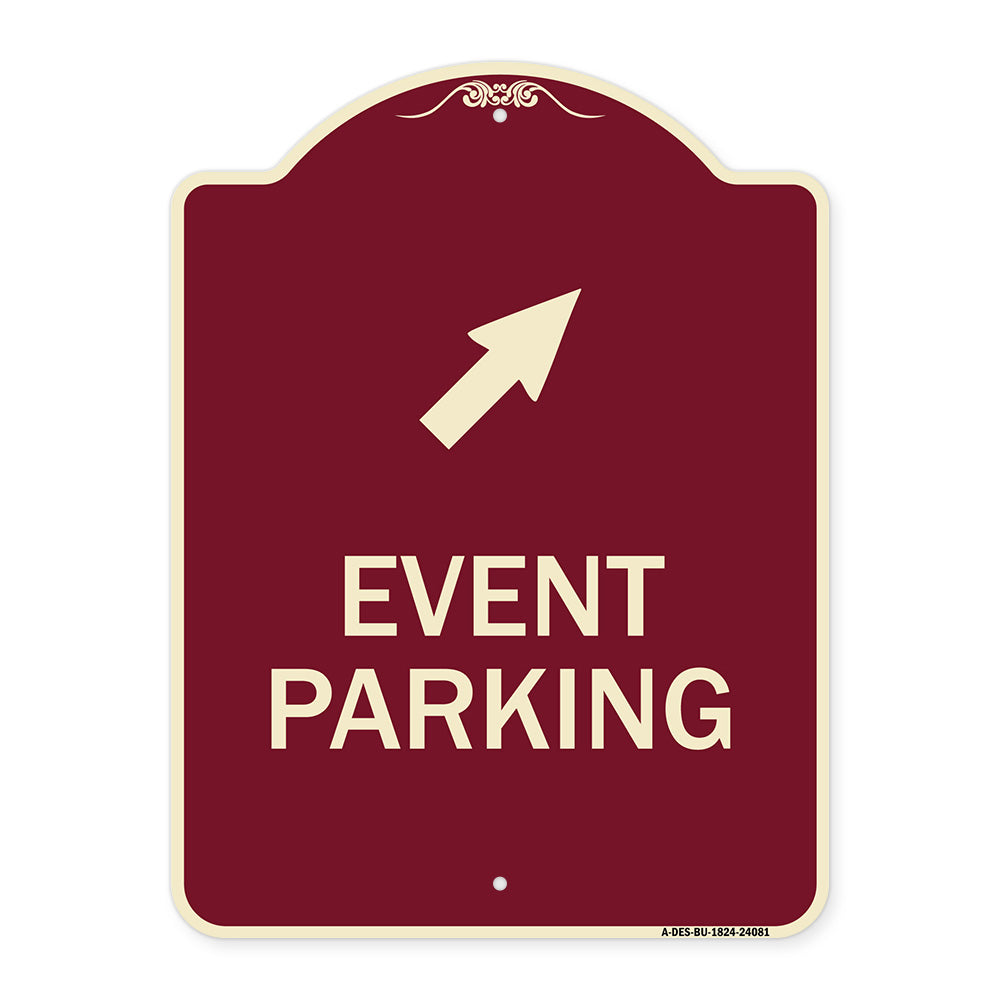 Event Parking (Up Right Arrow Symbol)