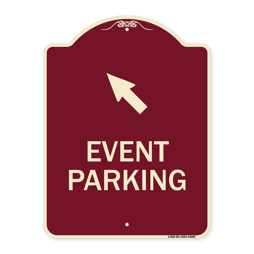 Event Parking (Up Left Arrow Symbol)