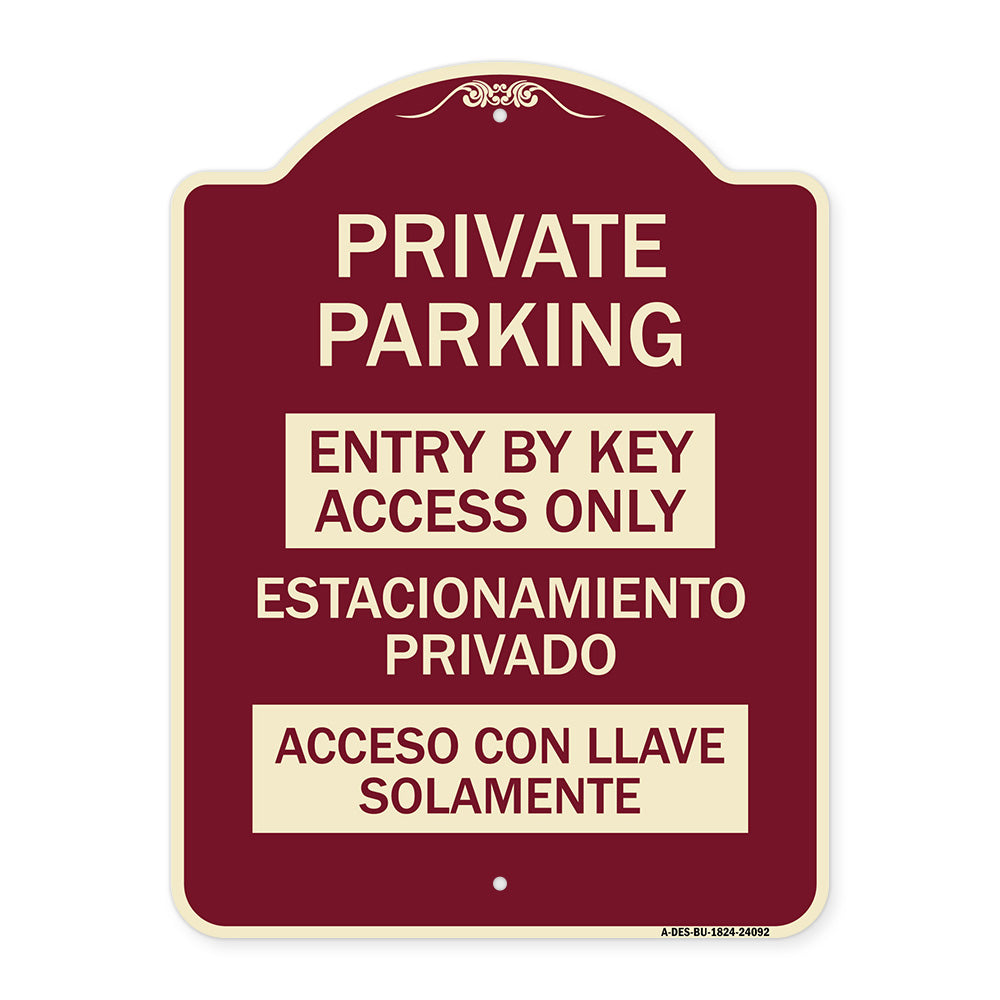 Entry by Key Access Only - Estacionamiento Privado Acceso Con Llave Solamente