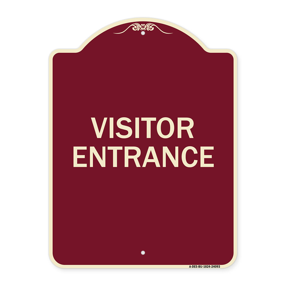 Entrance Sign Visitor Entrance
