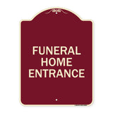 Entrance Sign Funeral Home Entrance