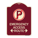 Emergency Access Route (With Bidirectional Arrow)