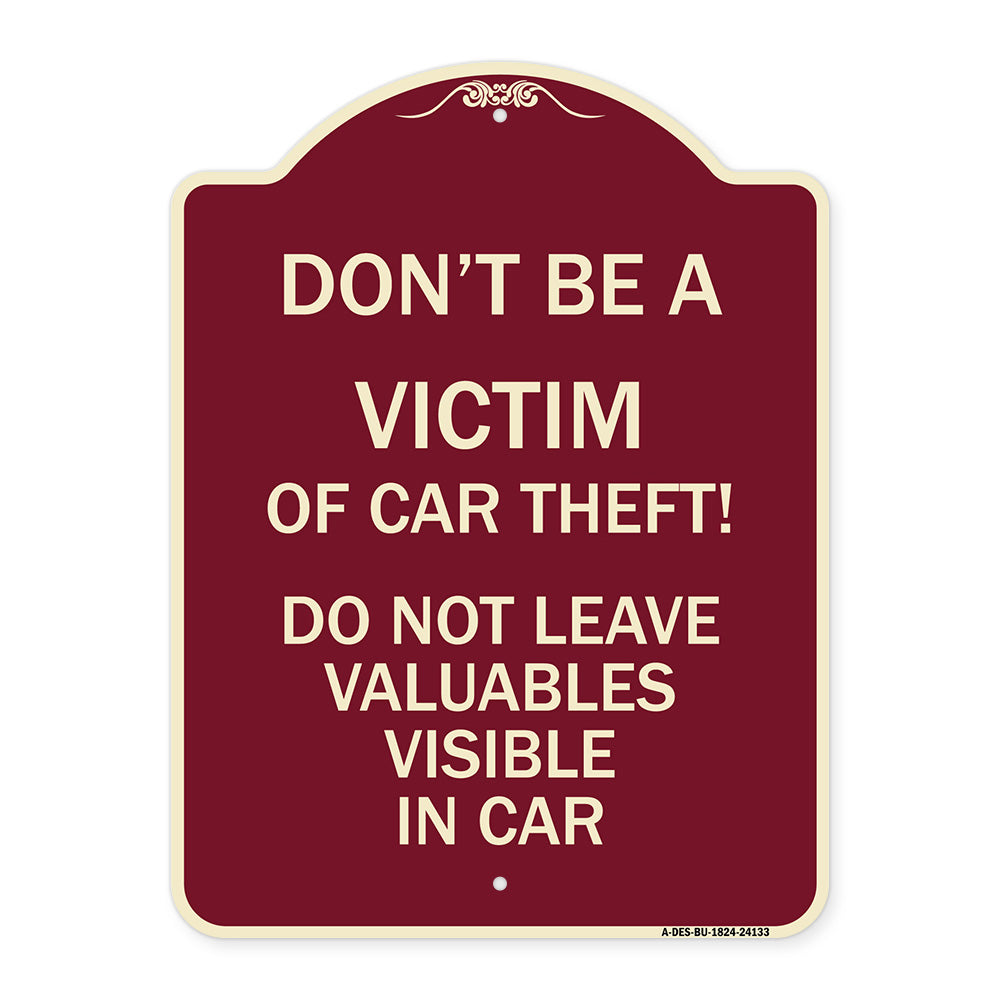 Don't Be A Victim of Car Theft! Do Not Leave Valuables Visible in Car