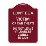 Don't Be A Victim of Car Theft! Do Not Leave Valuables Visible in Car