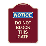 Do Not Block This Gate